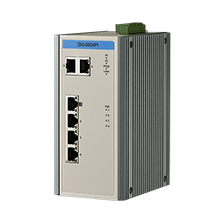 6ポート Fast Ethernet/GbE Combo Industrial Ethernet Switch with PoE & Extreme Temp